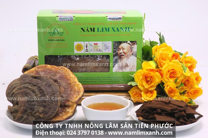 Sản phẩm nấm gỗ lim của Công ty TNHH Nấm lim xanh Việt Nam