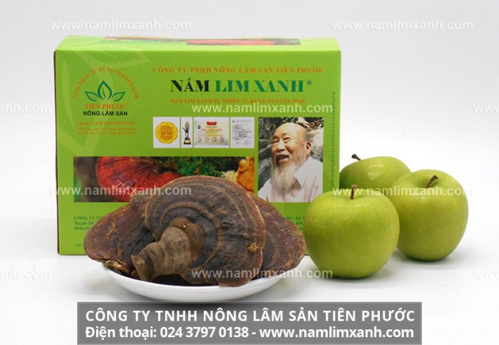 Sản phẩm nấm gỗ lim của Công ty TNHH Nấm lim xanh Việt Nam