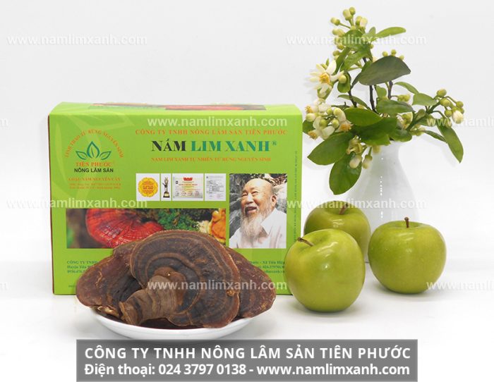 Sản phẩm nấm lim xanh Nguyên Cây của Công ty TNHH Nấm lim xanh Việt Nam