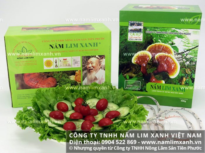 Sản phẩm nấm lim xanh của Công ty TNHH Nấm lim xanh Việt Nam