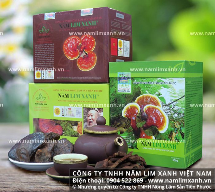 Sản phẩm nấm lim xanh của Công ty TNHH Nấm lim xanh Việt Nam