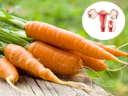 Cà rốt là một trong những thực phẩm ngăn ngừa ung thư cổ tử cung.