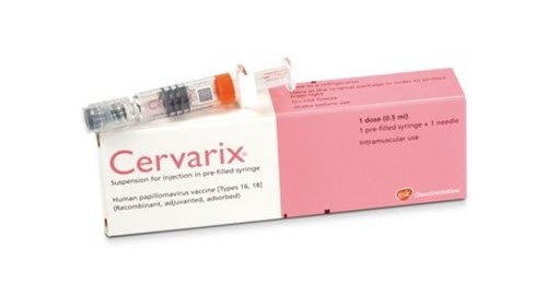 Thuốc ngừa ung thư cổ tử cung cervarix.