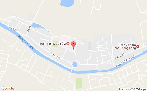 Bản đồ đường đi đến bệnh viện K Tựu Liệt