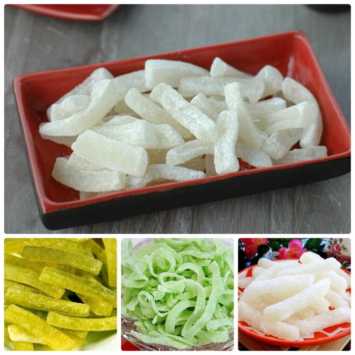 Mứt bí đao là món ăn vặt phổ biến với người dân Việt Nam