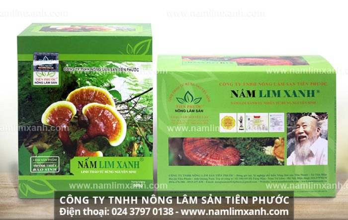Giá bán nấm lim xanh Tiên Phước của Công ty TNHH Nông lâm sản Tiên Phước được niêm yết công khai