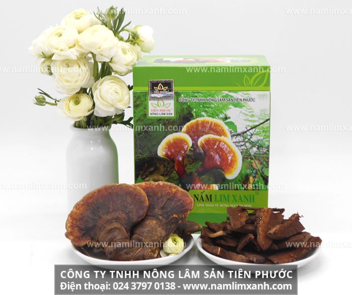 Sản phẩm nấm lim rừng chế biến theo phương pháp cổ truyền thuộc Công ty TNHH Nấm lim xanh Việt Nam