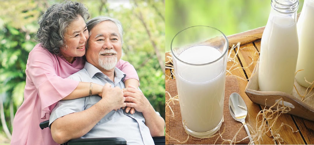 Sữa giúp tăng cường sức đề kháng phục hồi sức khỏe cho người lớn tuổi