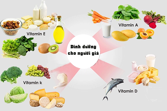 Các vitamin cần thiết giúp tăng cường sức đề kháng cho người già