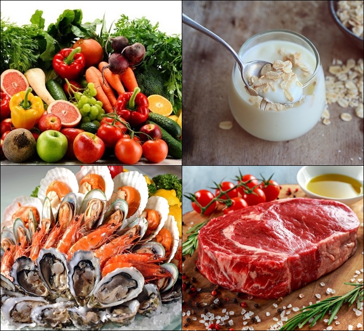 Các loại thức ăn tăng sức đề kháng cho cơ thể.